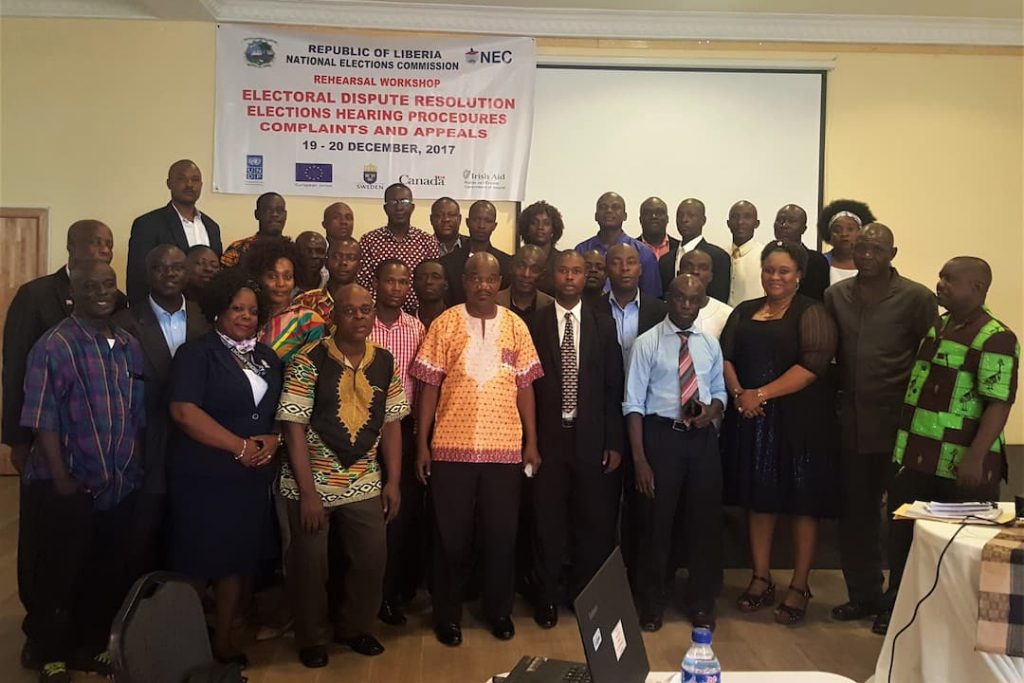 ec-undp-jtf-liberia-news-liberia-organizes-a-two-day-refresher-training-workshop-for-the-NEC’s-hearing-clerks-and-hearing-officers