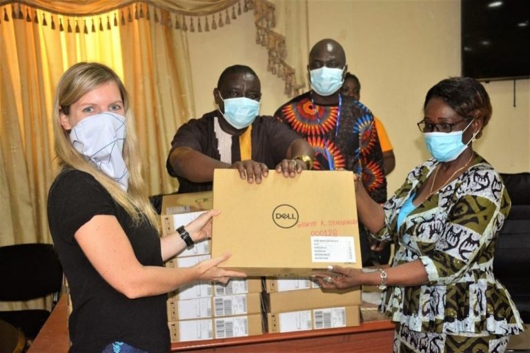 Liberia laptops donation electoral assistance project UNDP